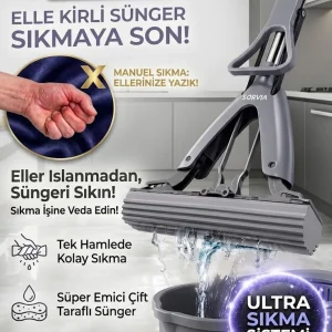 Kendinden Sıkmalı  Sünger Mop