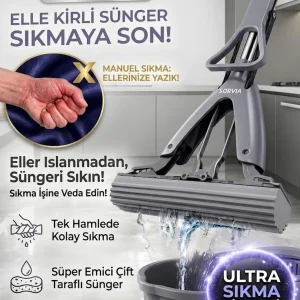 Kendinden Sıkmalı  Sünger Mop